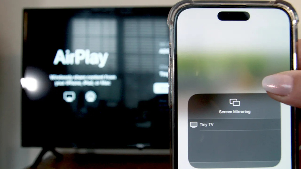 وصل شدن گوشی به تلویزیون با airplay