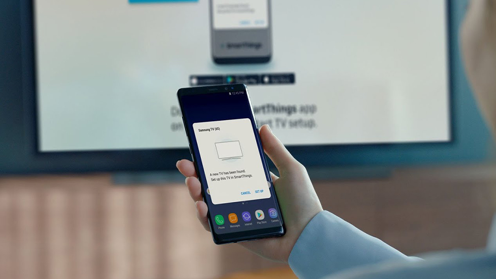 وصل شدن گوشی به تلویزیون با Samsung Smart View