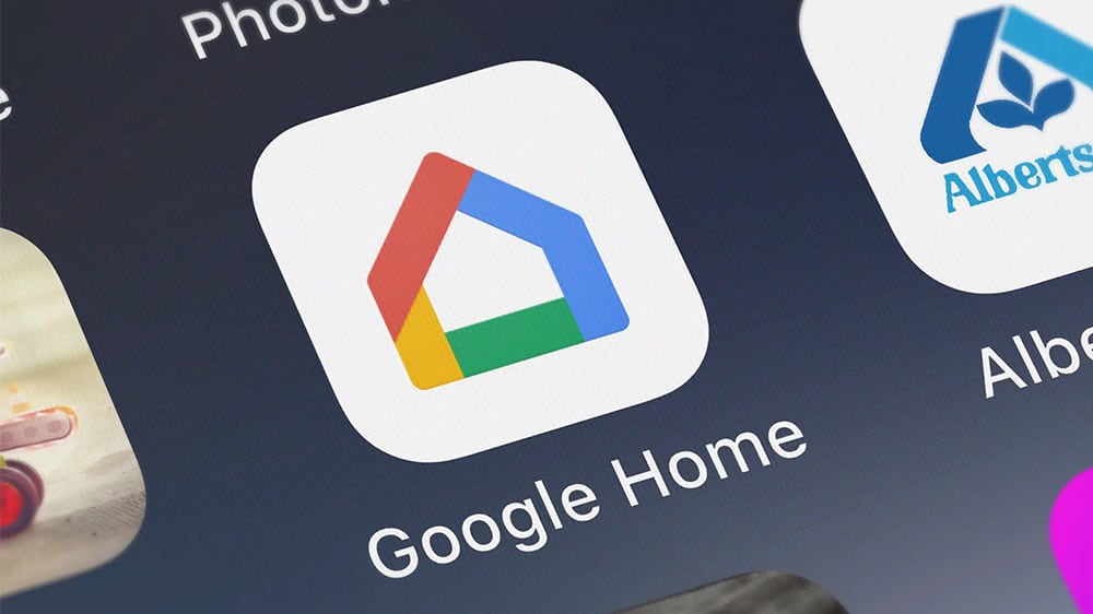 نمایش برنامه گوگل هوم Google Home