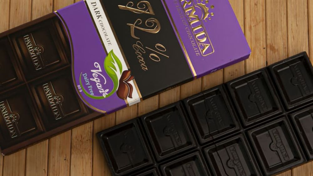 شکلات تلخ ۷۲ درصد تخته‌ای پارمیدا