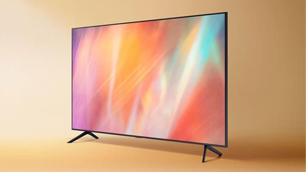 تلویزیون سامسونگ مدل AU7000 با صفحه نمایش رنگی