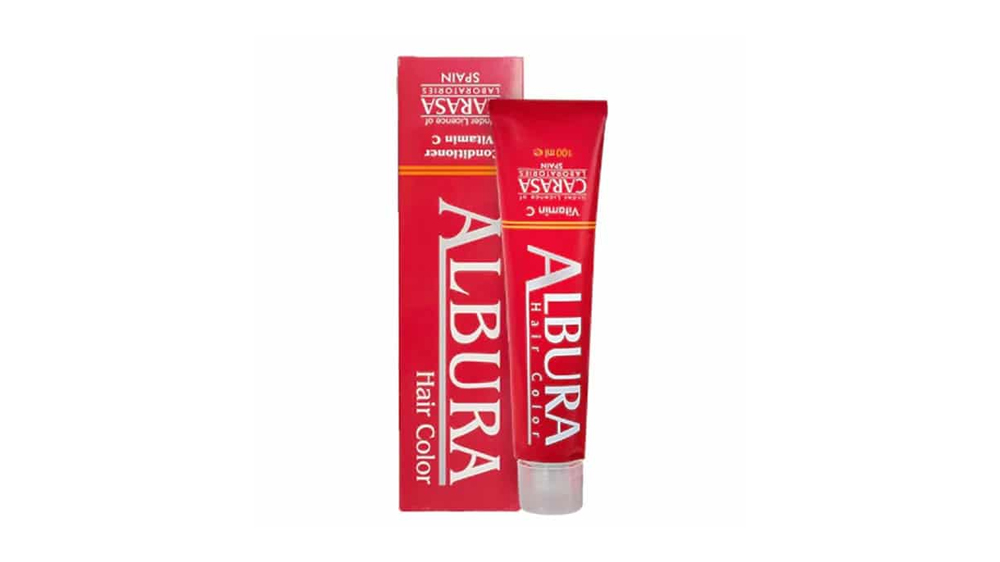 رنگ مو آلبورا مدل carasa شماره ۶.۳۷ همراه با بسته‌بندی قرمز