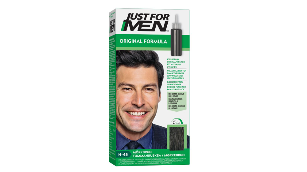 یک بسته شامپو رنگ مو Just For Men با رنگ سبز 