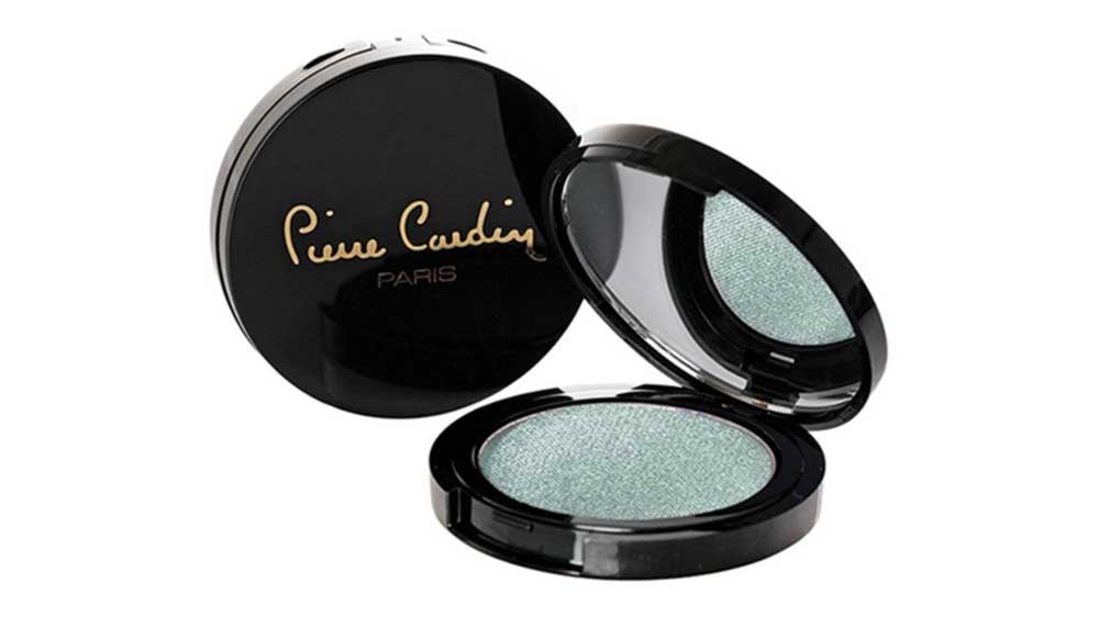 سایه چشم مدل Pearly Velvet Eyeshadow Dark Green برند Pierre cardin