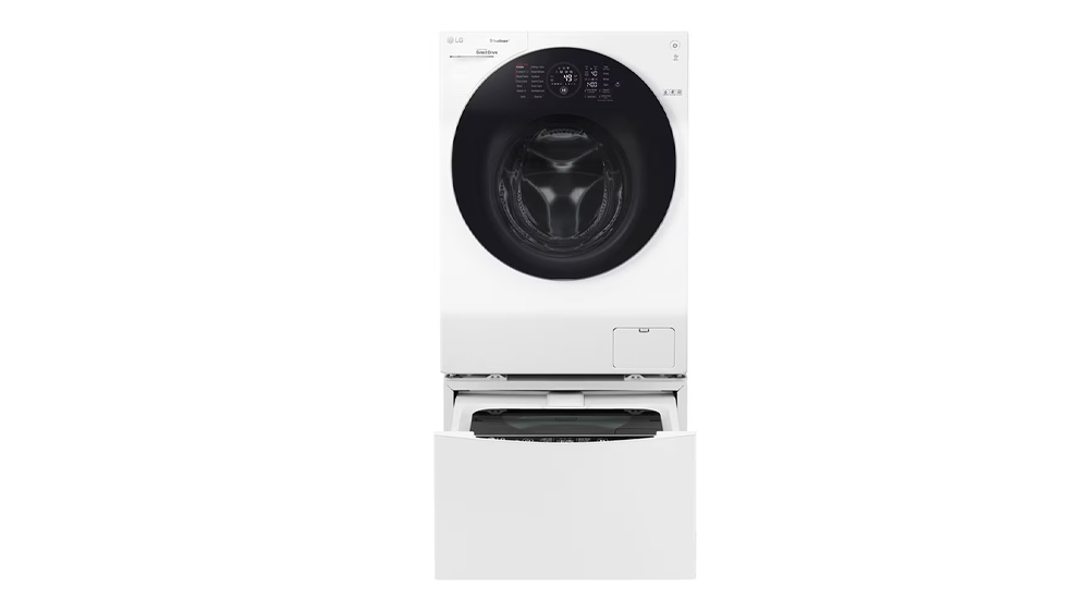 ماشین لباسشویی™lg twinwash ال‌ جی سفید