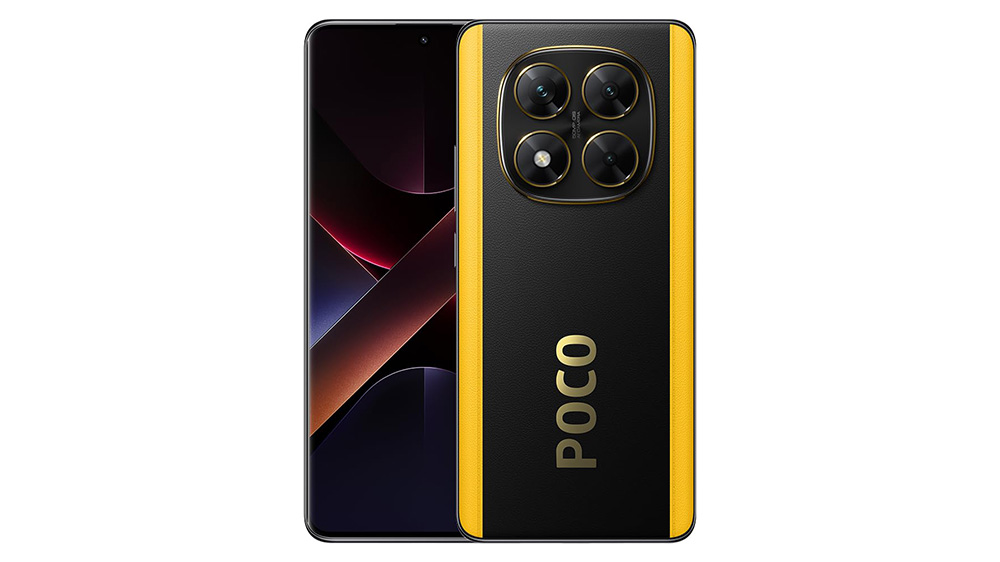 گوشی پوکو X7 شیائومی با رنگ زرد و مشکی
