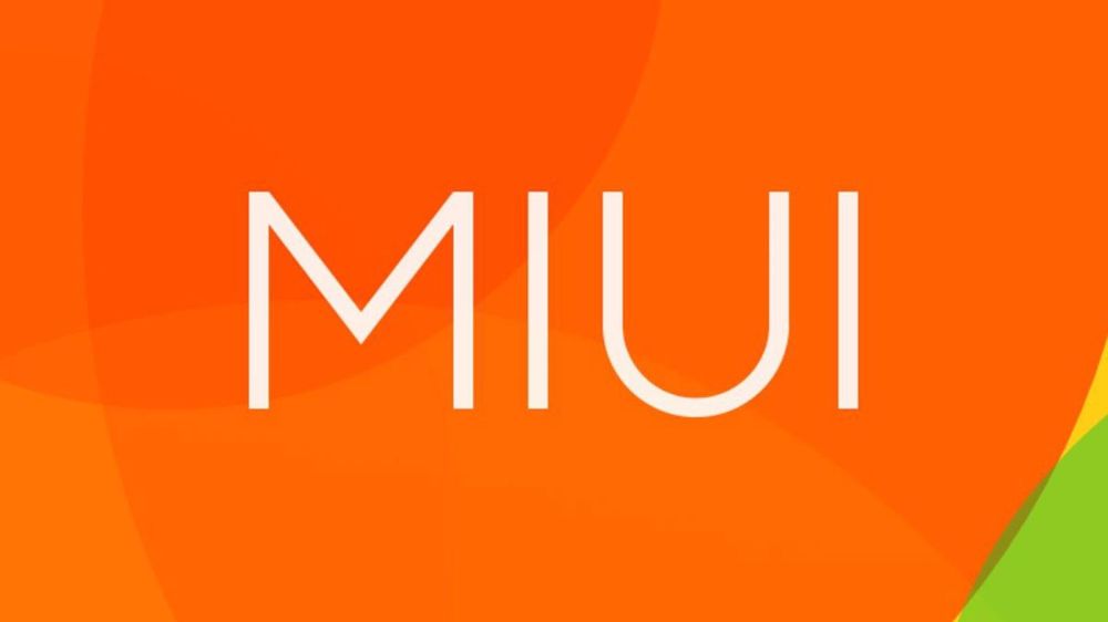 متن miui بر روی زمینه نارنجی