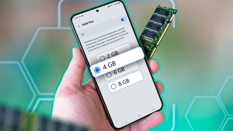 انتخاب میزان حافظه رم در گوشی موبایل