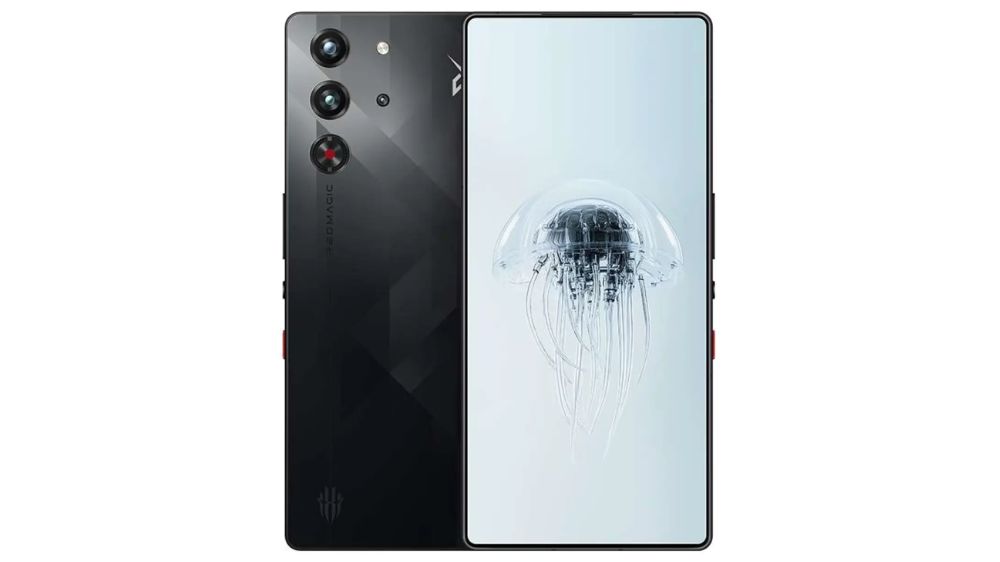 پشت و روی گوشی زد تی ای Nubia Red Magic 10 Pro رنگ مشکی