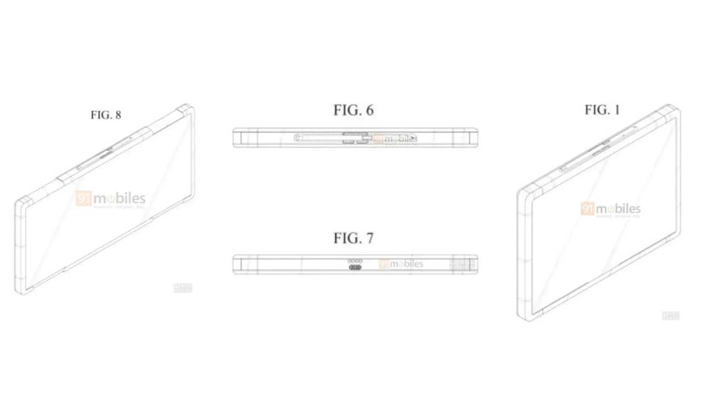 طرح‌های پتنت تبلت رول‌شونده سامسونگ