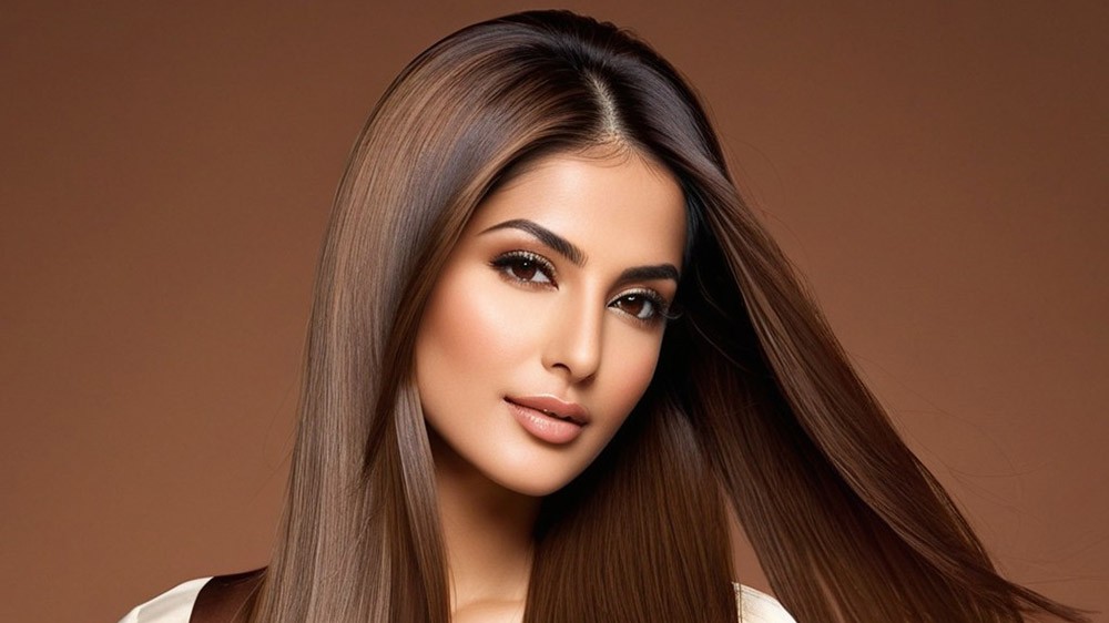 دختری با موهای رنگ شده ایرتاچ نسکافهای