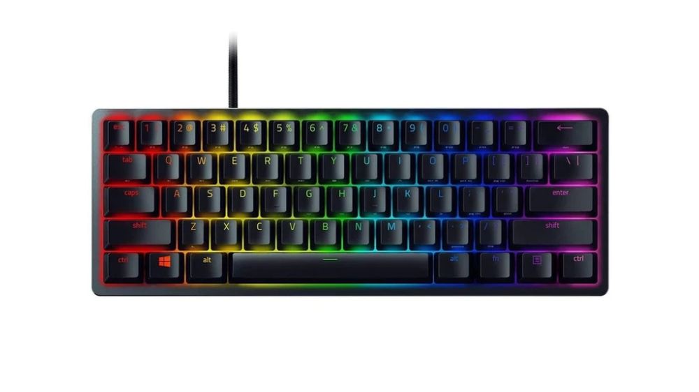 کیبورد گیمینگ Razer Huntsman Mini با نورپردازی RGB