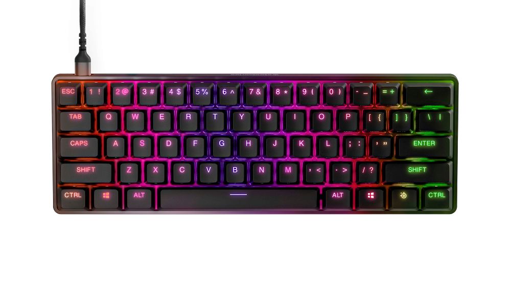 کیبورد گیمینگ SteelSeries Apex 9 Mini با نورپردازی RGB