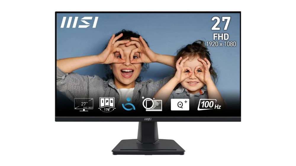 مانیتور MSI Pro MP275 فول اچدی با پسزمینه سفید رنگ