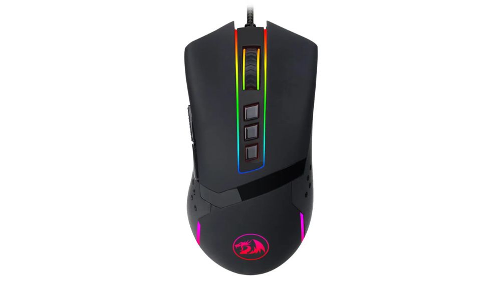 موس گیمینگ با سیم ردراگون Octopus M712 RGB با پسزمینه سفید رنگ