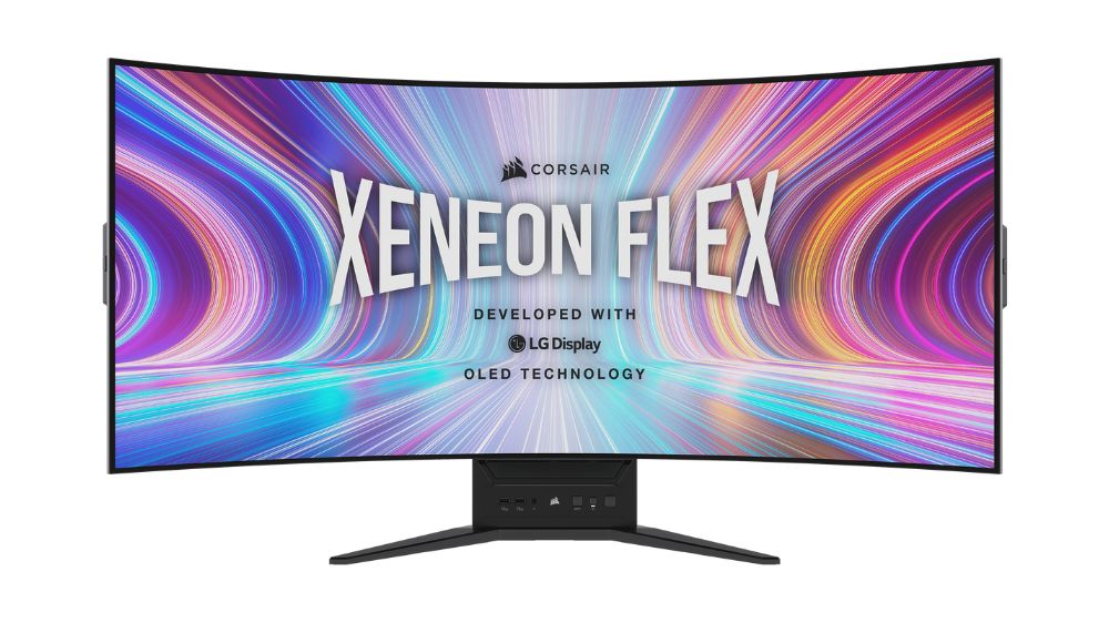 مانیتور خمیده گیمینگ کورسیر Xeneon Flex 45WQHD240 سایز ۴۵ اینچ