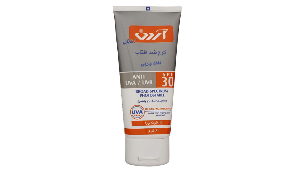 کرم ضدآفتاب SPF30 فاقد چربی آقایان برند آردن