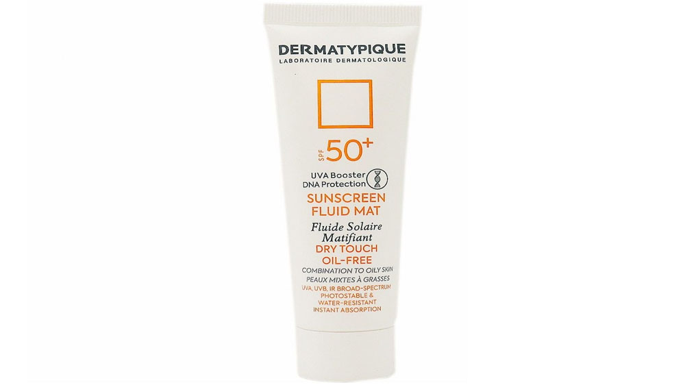 ضد آفتاب Fluid Mat بی‌رنگ Dermatypique فاقد چربی مناسب پوست مختلط تا چرب SPF50