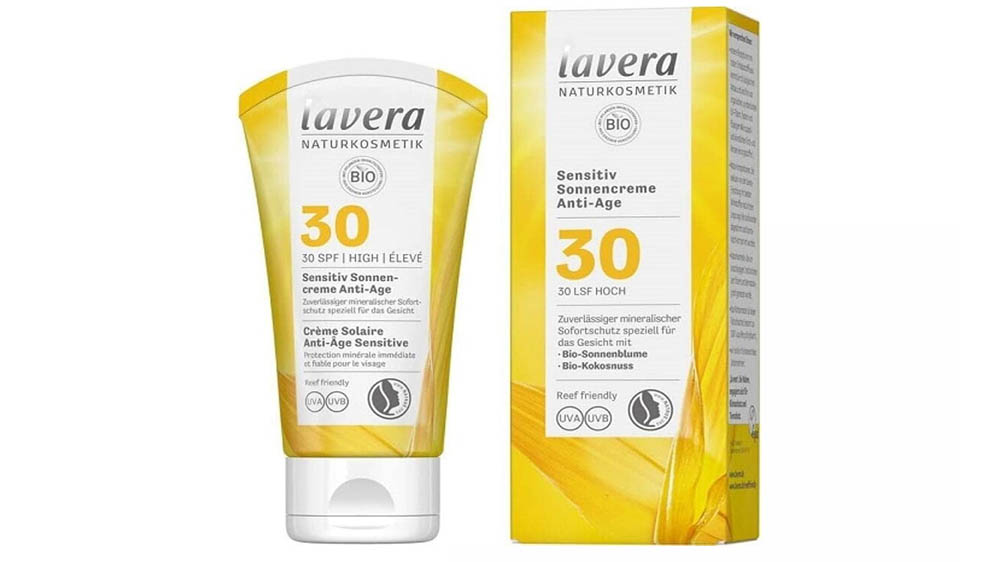 کرم ضد آفتاب Lavera Sensitive Sun Cream SPF 30 - Anti-Ageing 50ml/1.8oz