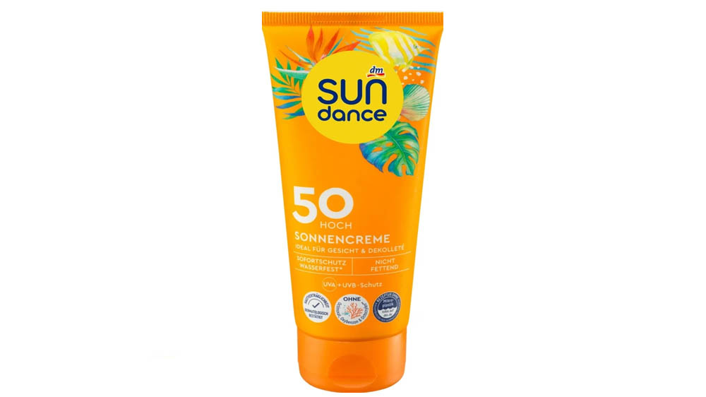 ضدآفتاب سان دنس با SPF50 و ۱۰۰ میل