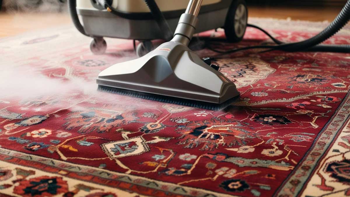 شستن فرش با دستگاه بخار شور خانگی
