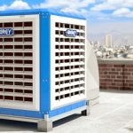 کولر آبی سلولزی انرژی روی پشت بام خانه ای در تهران