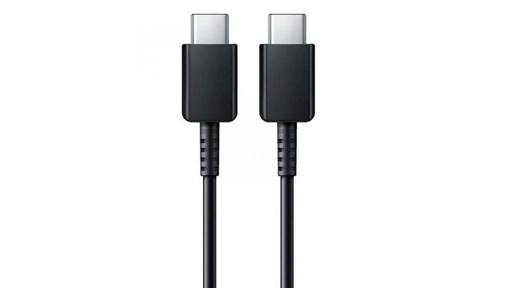کابل شارژ usb c به usb c اورجینال سامسونگ به رنگ مشکی