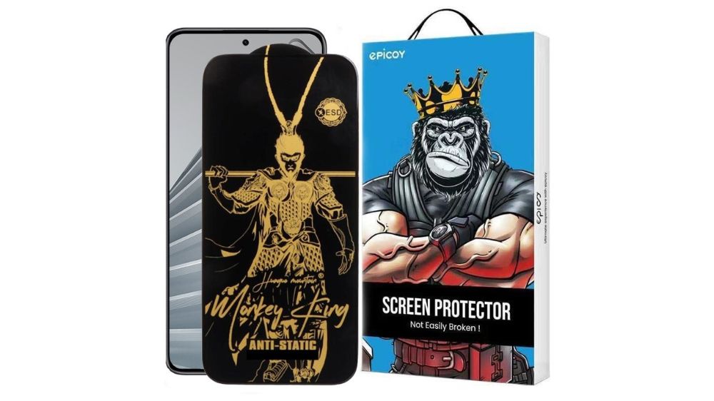 گلس محافظ صفحه آنتی استاتیک از برند اپیکوی برای گوشی redmi note 14 pro 5g شیائومی