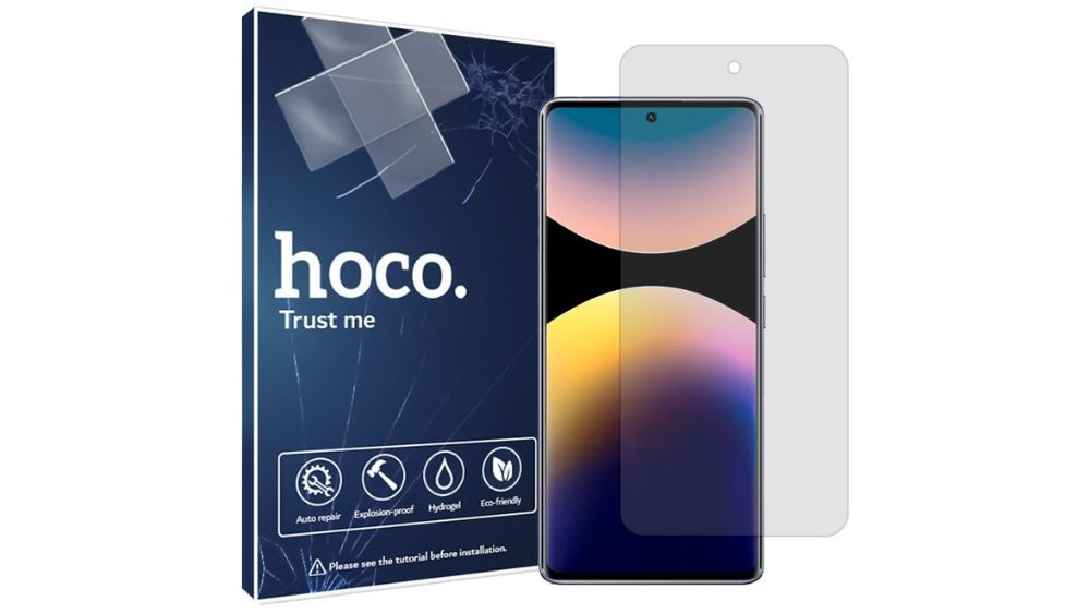 گلس محافظ صفحه نمایش مات از برند هوکو برای گوشی redmi note 14 pro 4g شیائومی