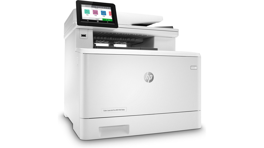 پرینتر لیزری چندکاره HP مدل LaserJet پرو M479dw به رنگ سفید با نمایشگر LCD