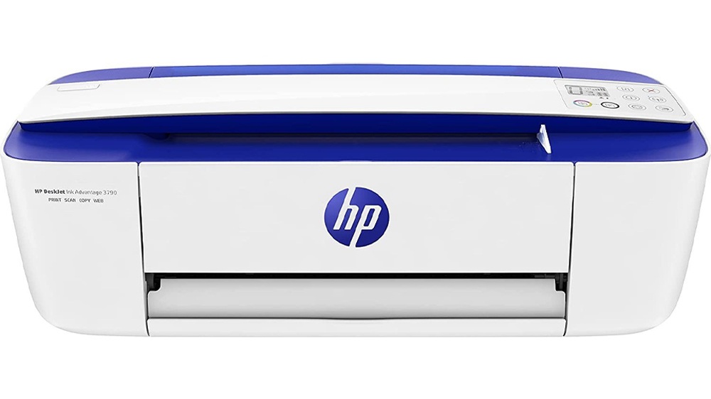پرینتر چندکاره جمع و جور HP مدل Deskjet INK Advantage 3790 به رنگ آبی و سفید
