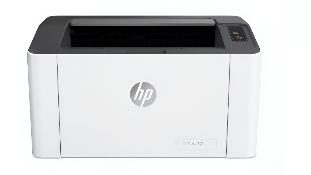 پرینتر بیسیم تککاره و تکرنگ سفید رنگ HP مدل 107W