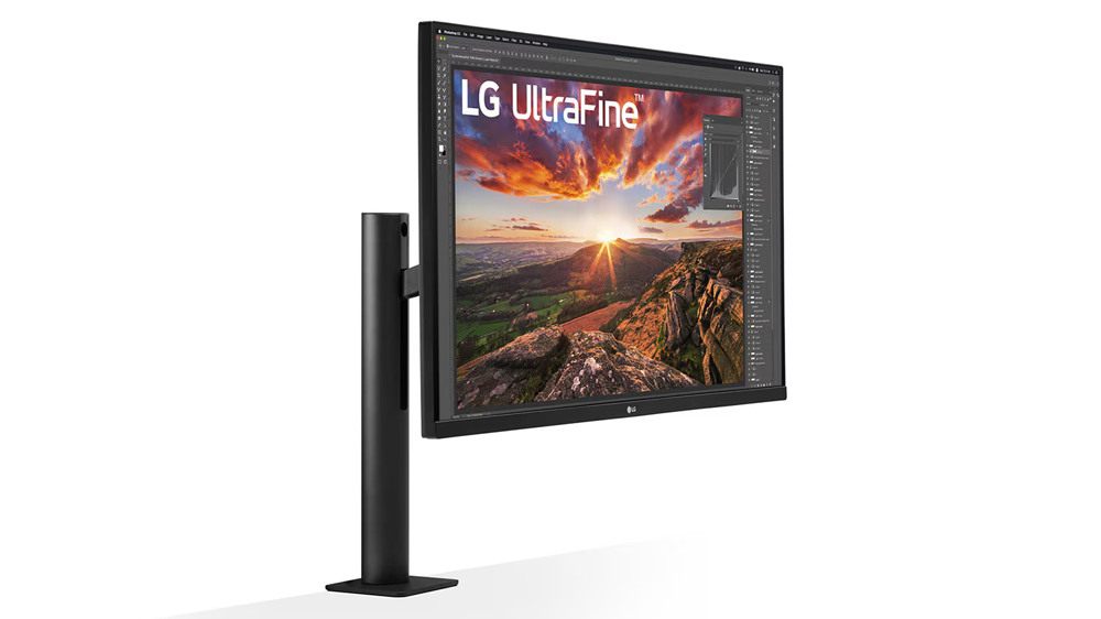 مانیتور ۳۲ اینچی ۴K UHD ال‌جی UltraFine مدل Ergo
