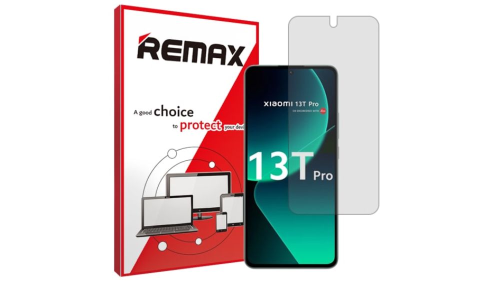 گلس محافظ صفحه هیدروژلی شفاف از برند ریمکس برای گوشی شیائومی 13t pro
