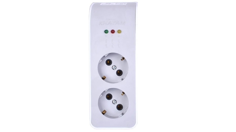 محافظ ولتاژ خیام الکتریک مدل KH10A250V به رنگ سفید