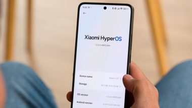 نمایش صفحه about رابط کاربری hyper os روی گوشی شیائومی ۱۴ تی