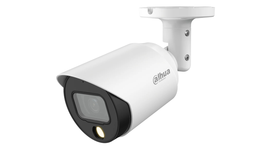 دوربین مداربسته مدل HFW 1509TP LED از برند داهوا به رنگ سفید