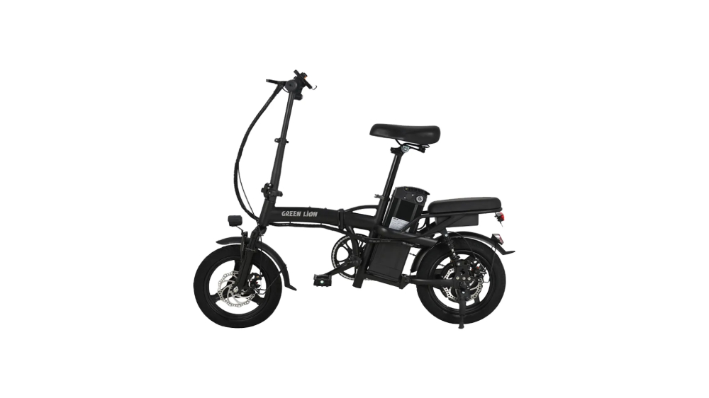 دوچرخه برقی مدل GBK-100 از برند گرین لاین با رنگ مشکی