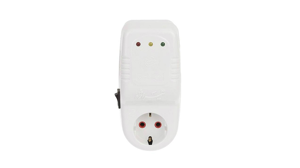 محافظ برق تکخانه تیراژه مدل S7000 به رنگ سفید