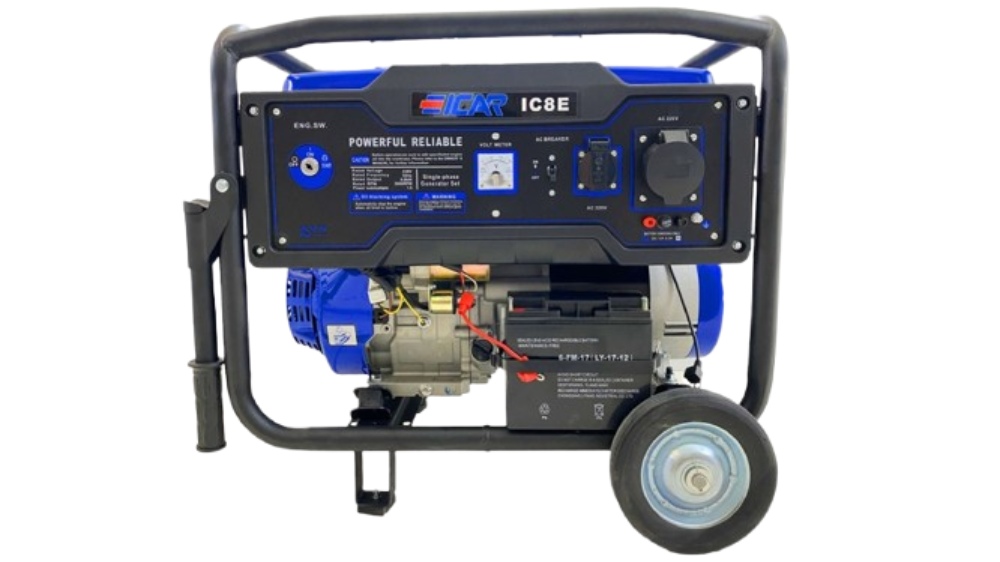 موتور برق مدل ic8e از برند ایکار با رنگ مشکی و آبی