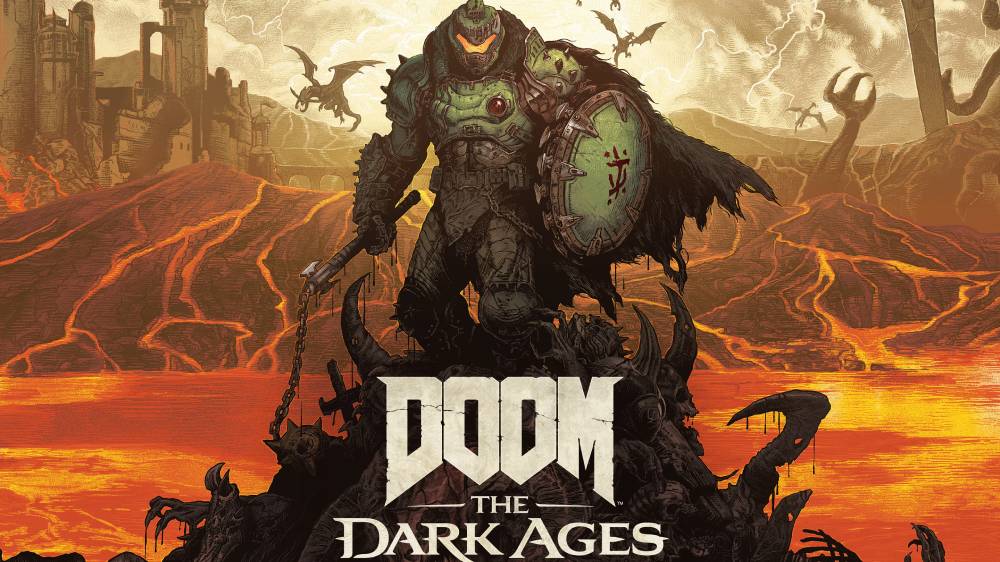 کاور آرت بازی DOOM: The Dark Ages