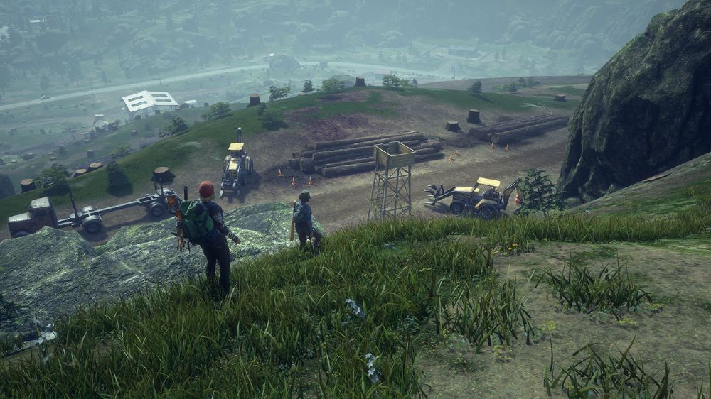 بازیکنان در حال گشتن دره در بازی State of Decay 2 Juggernaut Edition