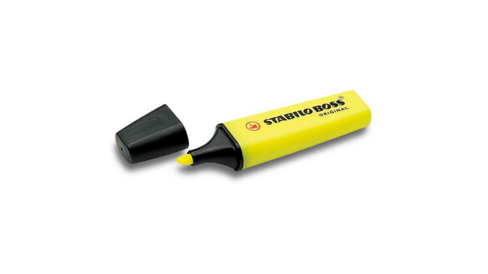 هایلایتر فسفری برند stabilo boss marker
