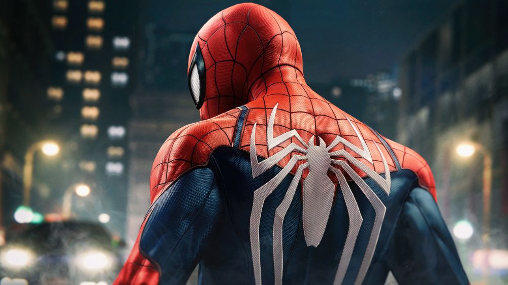 نمای از پشت از اسپایدر من در بازی Spider-Man 2018