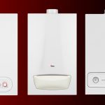 پکیج دیواری بیتا، پارما و پرلا پرو بوتان در پس‌زمینه گرادینت مشکی و قرمز