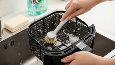 شستشوی سبد هواپز با مسواک